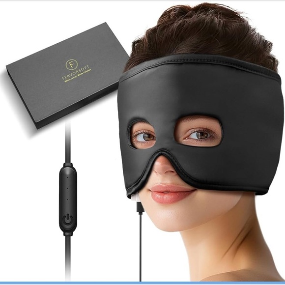 FenvorSoft Black Heated Eye Mask - Picture 1 of 6